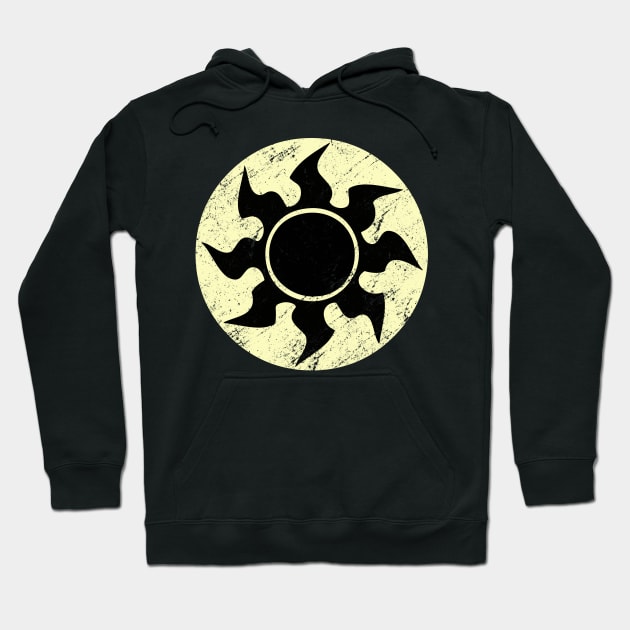 White Mana Magic The Gathering Vintage Hoodie by KrateMilk